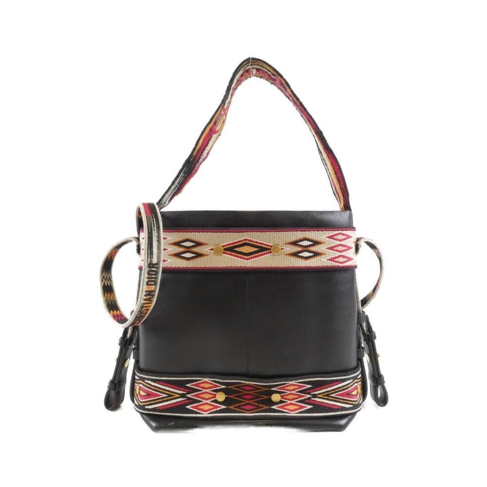 Christian Dior Diorodeo Hobo bag black leather